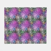 鮮やかなむらがあるパターン フリースブランケット (正面(横))