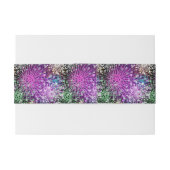 鮮やかなむらがあるパターン 招待状ベリーバンド (裏面例)