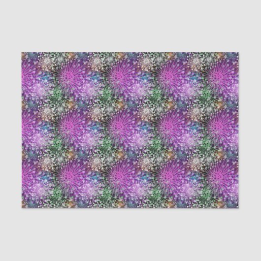 鮮やかなむらがあるパターン 薄葉紙 (正面)