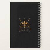 鮮やかなアイディアコーヒーを飲んでいた ノートブック (裏面)