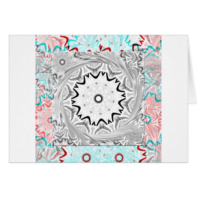 鮮やかなアフリカ文化：ピンクとシアンの融合 (正面横)