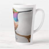 鮮やかなアレンのハチドリの絵 カフェラテマグ (右)