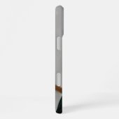 鮮やかなアレンのハチドリの絵 iPhoneケース (右側面)