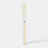 鮮やかなアートデザインの2匹の猫 iPhone 16ケース (左側面)