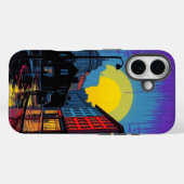 鮮やかなアーバンサイクリスト ポップアート フォンケース Case-Mate iPhoneケース (裏面 (横))