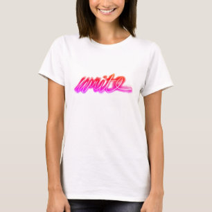 鮮やかなインスピレーションペンシルグラフィック Tシャツ