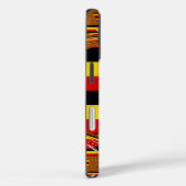 鮮やかなウガンダ国旗に着想を得たアート Case-Mate iPhoneケース (裏面 / 右)