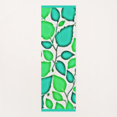 鮮やかなエレガンス葉のパターン ヨガマット (正面)