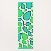 鮮やかなエレガンス葉のパターン ヨガマット (裏面)