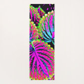 鮮やかなエレガンス葉のパターン ヨガマット (裏面)