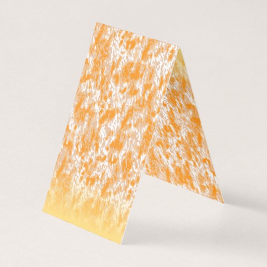 鮮やかなオレンジとゴールドをフィーチャーしたテキスタイルパターン (裏面)