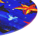 鮮やかなオレンジ色の星。買今 カッティングボード (角)