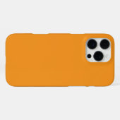 鮮やかなオレンジ色のiPhoneケース iPhoneケース (裏面横)