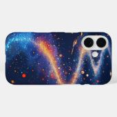 鮮やかなオレンジ色Pで息をのむような超現実的な風景 Case-Mate iPhoneケース (裏面 (横))