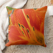 鮮やかなオレンジ クッション (ブランケット)