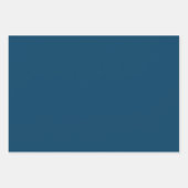 鮮やかなオレンジ、赤、青の格子縞 ラッピングペーパーシート (正面2)