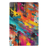 鮮やかなカオス・スプラッシュ・グラフィティ ミニクリップボード (裏面)