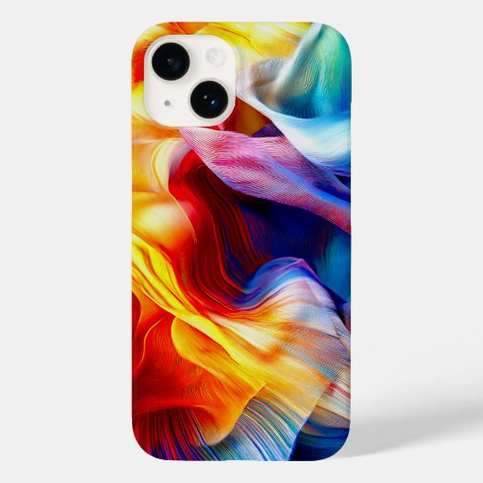 鮮やかなカラフルな模様 Case-Mate iPhoneケース (裏面)