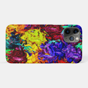 鮮やかなカラフルアブストラクトパターン iPhone 11 PROケース