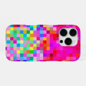 鮮やかなカラフルデザイン iPhoneケース (裏面横)