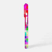 鮮やかなカラフルデザイン iPhoneケース (左側面)