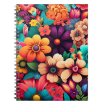 鮮やかなカラフルヴィンテージ花