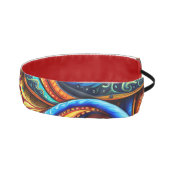 鮮やかなカラフル渦 アスレチックヘッドバンド (右)