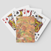 鮮やかなカラフル紅葉 トランプ (裏面)