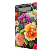鮮やかなカラフル花 ミニクリップボード (アングル2)