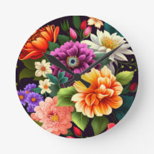 鮮やかなカラフル花