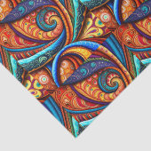 鮮やかなカラフルSWirls 薄葉紙 (詳細)