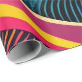 鮮やかなカラーの曲率質感 ラッピングペーパー (ロールコーナー)