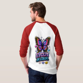 鮮やかなカラースプラッシュ  Tシャツ