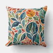 鮮やかなカラー離れ抽象芸術 クッション (正面)