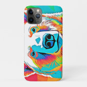 鮮やかなクマのヘッドアート Case-Mate iPhoneケース (裏)