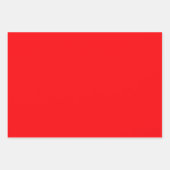 鮮やかなクリスマスレッドベルベット色 ラッピングペーパーシート (正面2)