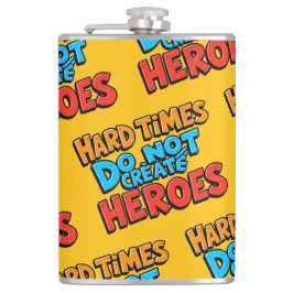 鮮やかなグラデーションのタイポグラフィ Heroes  フラスク