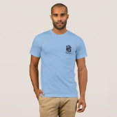 鮮やかなグラデーションのタイポグラフィ Heroes Tシャツ (正面フル)