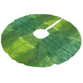 鮮やかなグリーンレザーの海の化フェイク物 フェイクリネンツリースカート (アングル)