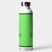 鮮やかなグリーン ウォーターボトル (左面)