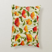 鮮やかなケシ アクセントクッション (裏面(縦))