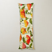 鮮やかなケシ ボディピロー (裏面 (縦))