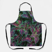 鮮やかなコリウスの葉模様 エプロン (正面)