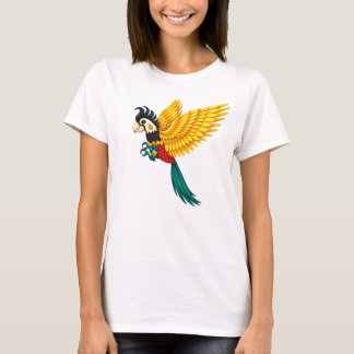 鮮やかなコンゴウインコ Tシャツ