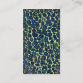 鮮やかなコーヒー豆 名刺 (裏面)