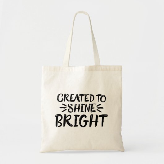 鮮やかなゴスペルのグラフィックを美しく輝かせるために作成 トートバッグ (正面)