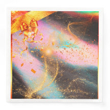 鮮やかなゴールドの蝶結び