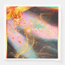 鮮やかなゴールドの蝶結び