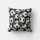 鮮やかなサッカーボール クッション (正面)