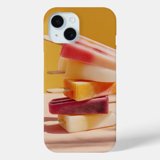 鮮やかなサマーポップスタック テックケース Case-Mate iPhoneケース (裏面)